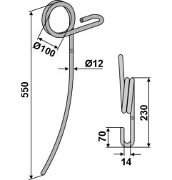 Palec zagarniający Industriehof 10.ST-VÄ-2