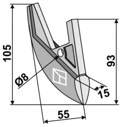 Grot redlicy wysiewającej Industriehof 99.NR-01