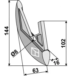 Grot redlicy wysiewającej Industriehof 99.NR-02