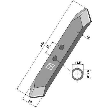 Redlica prosta Industriehof 101.IND-791