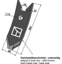 Dziób redlicy Industriehof 101.IND-766