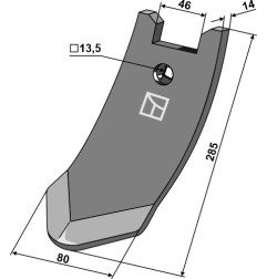 Dziób redlicy Industriehof 101.ALP-41