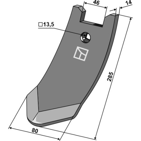 Dziób redlicy Industriehof 101.ALP-41