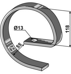 Sprężyna wzmacniająca Industriehof 1.300432