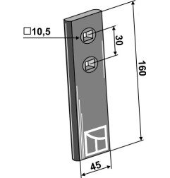 Skrobak prosty Industriehof 10.1171