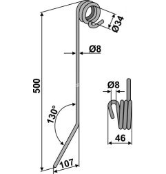 Palec zagarniający Industriehof 10.HS-H2