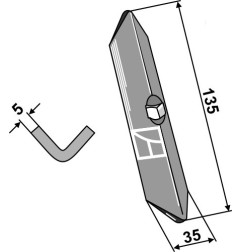 Redlica do zęba sprężynowego Industriehof 2.G63-1
