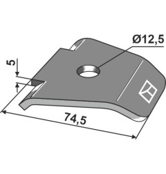 Zgarniak wału Packera Industriehof 51-V103