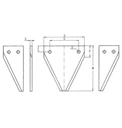Nożyk H202522 John Deere
